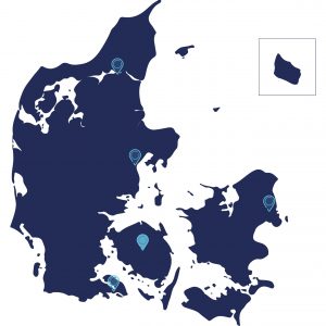 Odense Robotics map of offices with Odense Pin