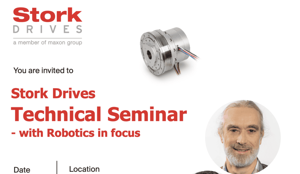 Stork DrivesTechnical Seminar – with Robotics in focus