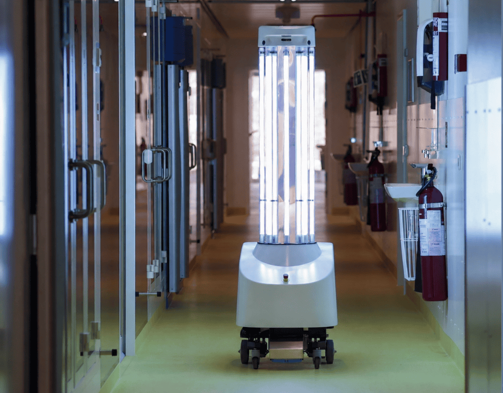 Live Demo: Robotic UV-C Disinfektion